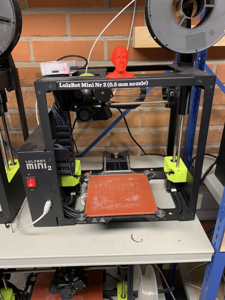 The LulzBot mini I used for printing